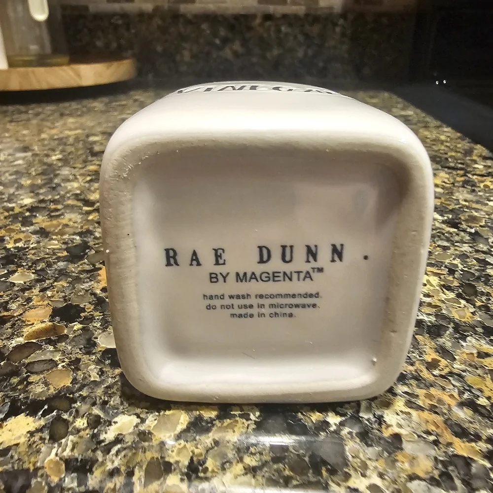 Rae Dunn White Vinegar Dispenser